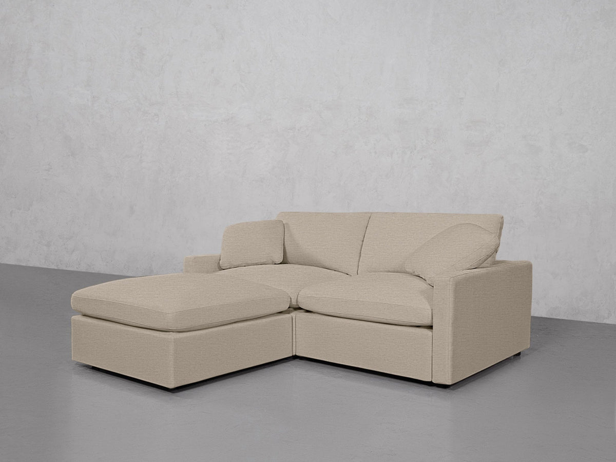 3-Seat Modular Chaise Sectional (Thin Arms) - 7th Avenue