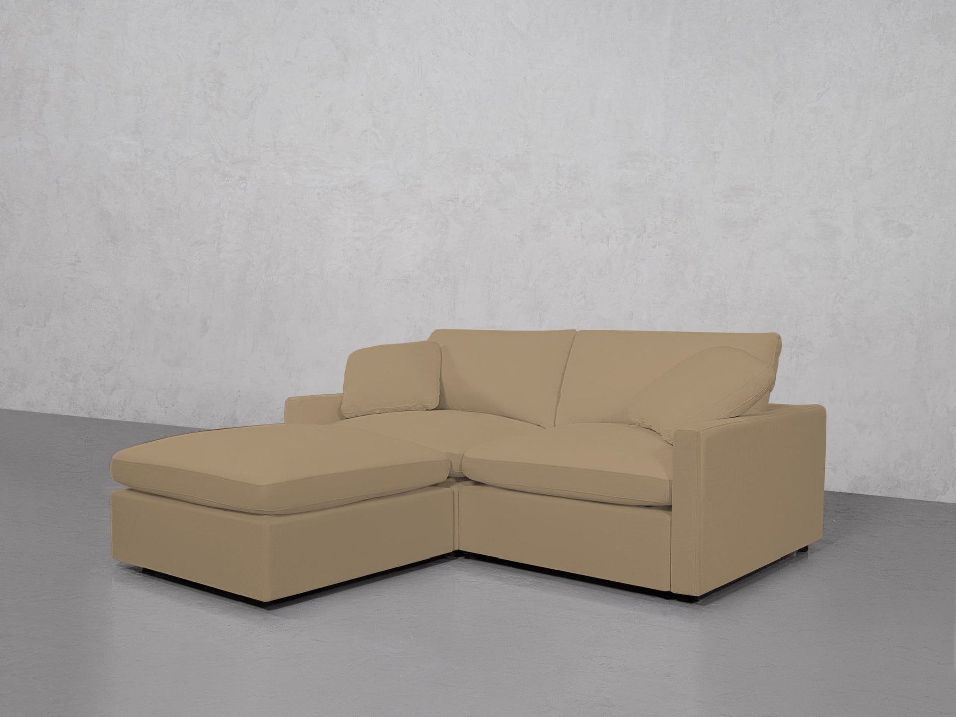 3-Seat Modular Chaise Sectional (Thin Arms) - 7th Avenue