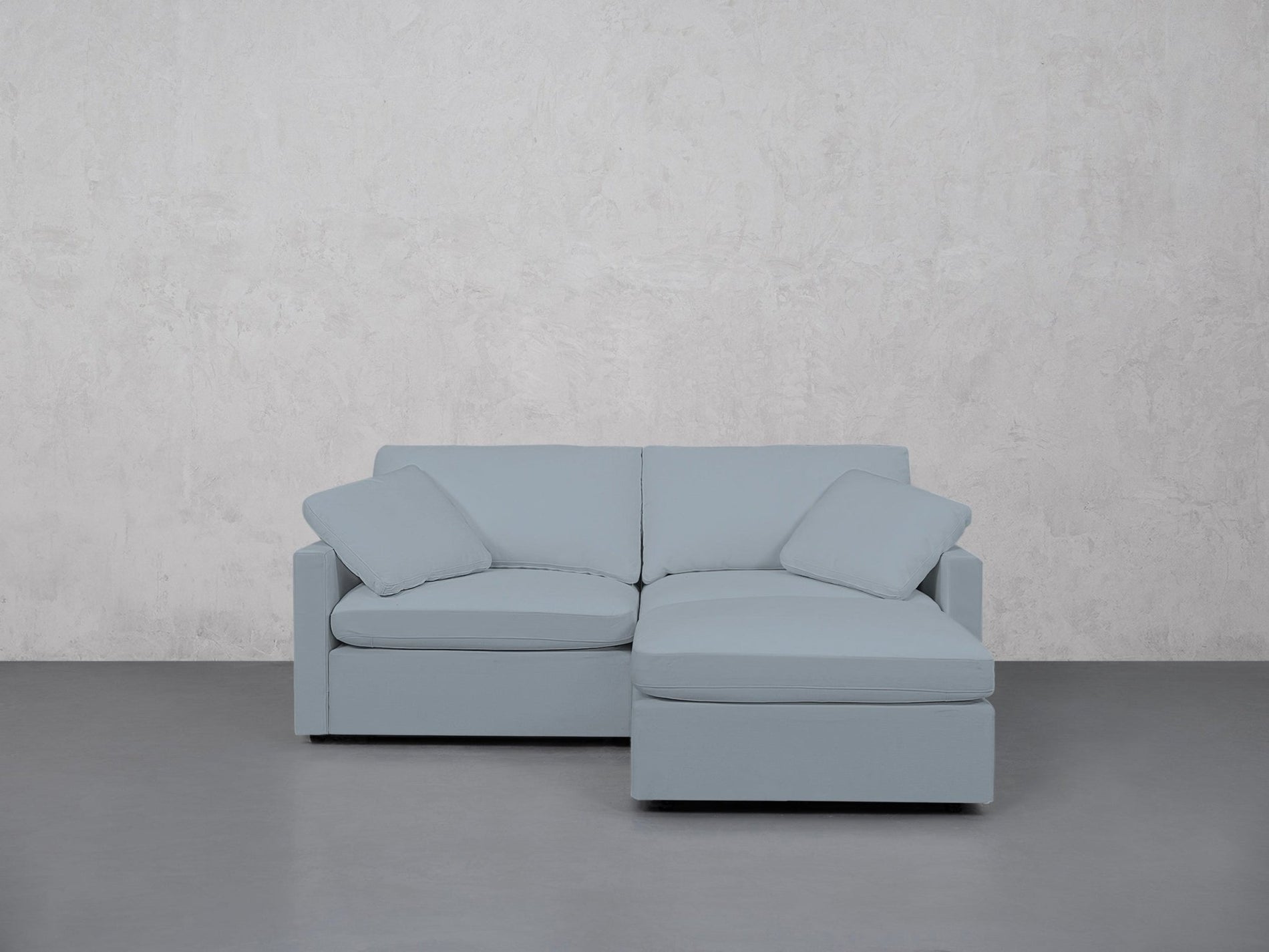 3-Seat Modular Chaise Sectional (Thin Arms) - 7th Avenue
