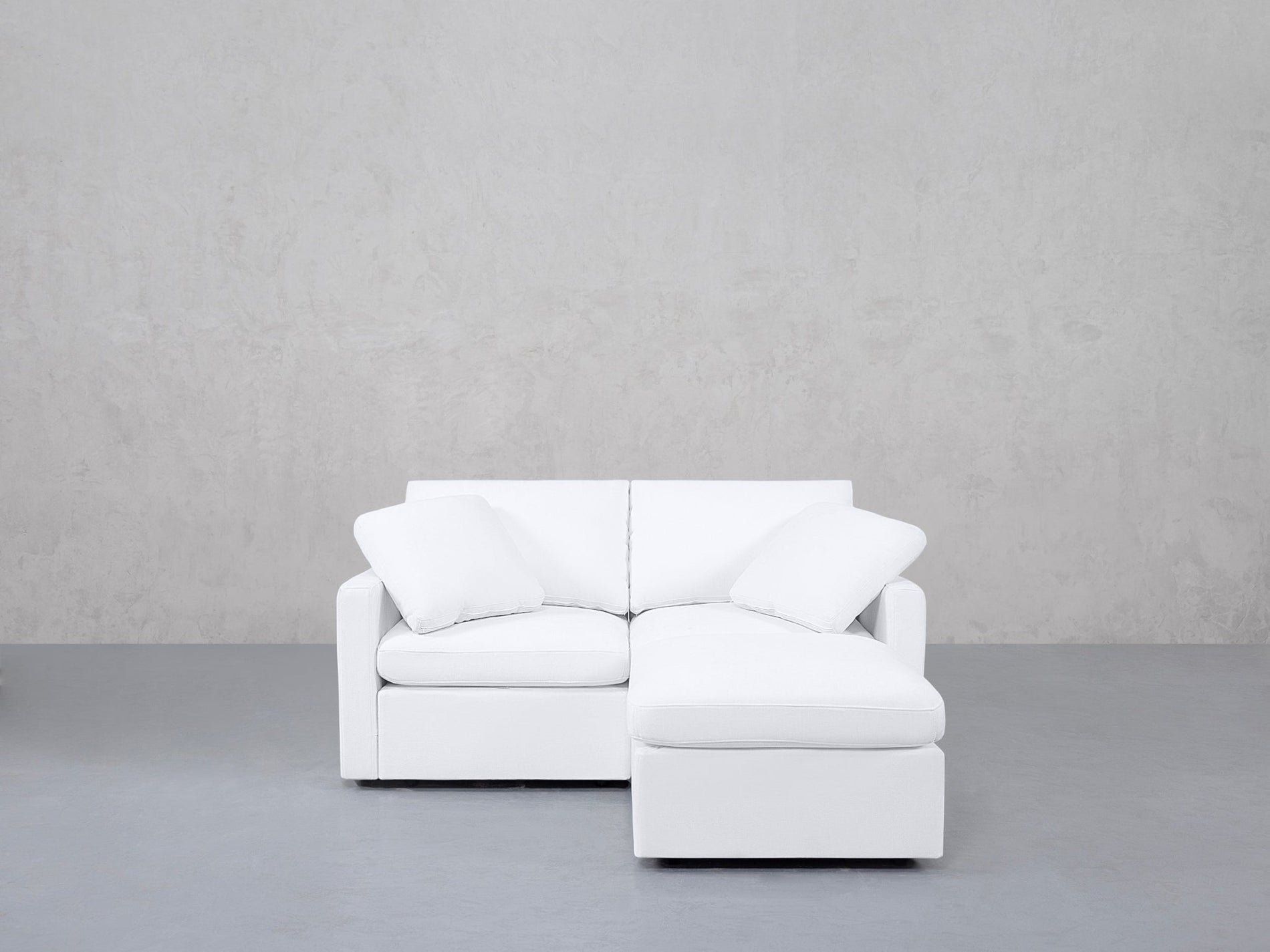 3-Seat Modular Chaise Sectional (Thin Arms) - 7th Avenue
