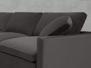 3-Seat Modular Chaise Sectional (Thin Arms) - 7th Avenue