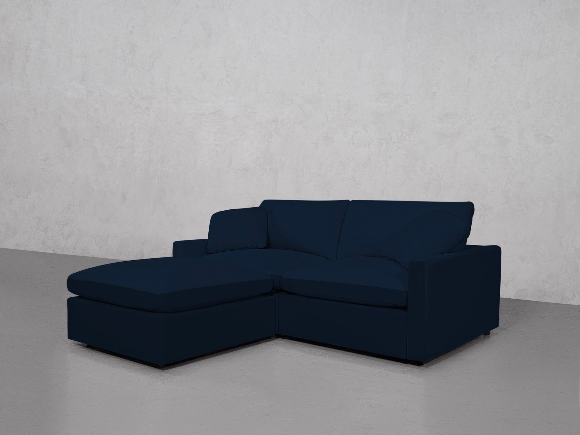 3-Seat Modular Chaise Sectional (Thin Arms) - 7th Avenue
