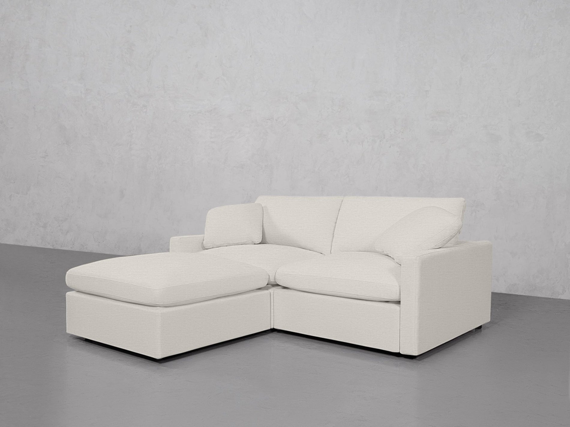 3-Seat Modular Chaise Sectional (Thin Arms) - 7th Avenue