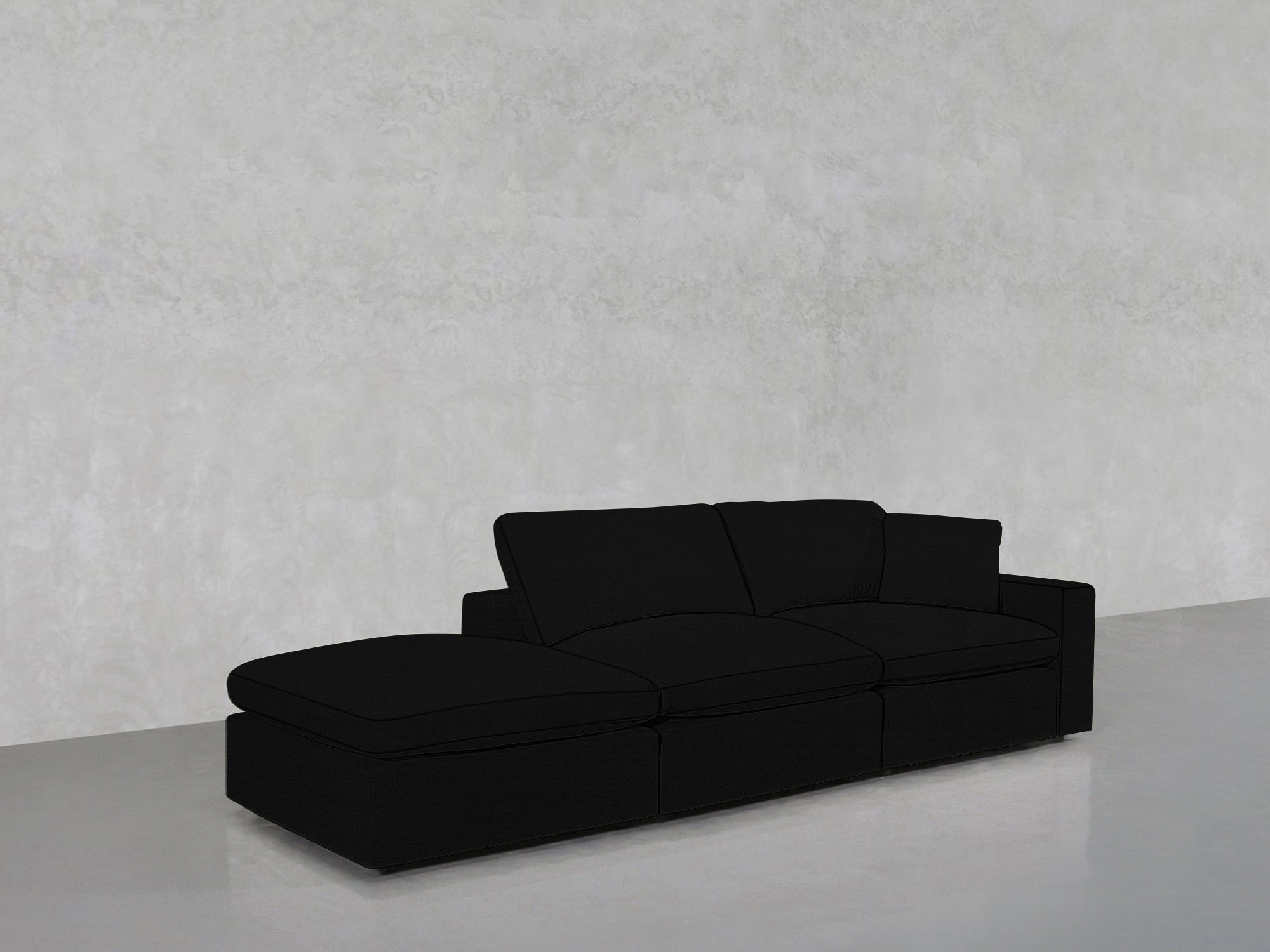 3 - Seat Modular Corner Right Lounger Sofa - 7th Avenue