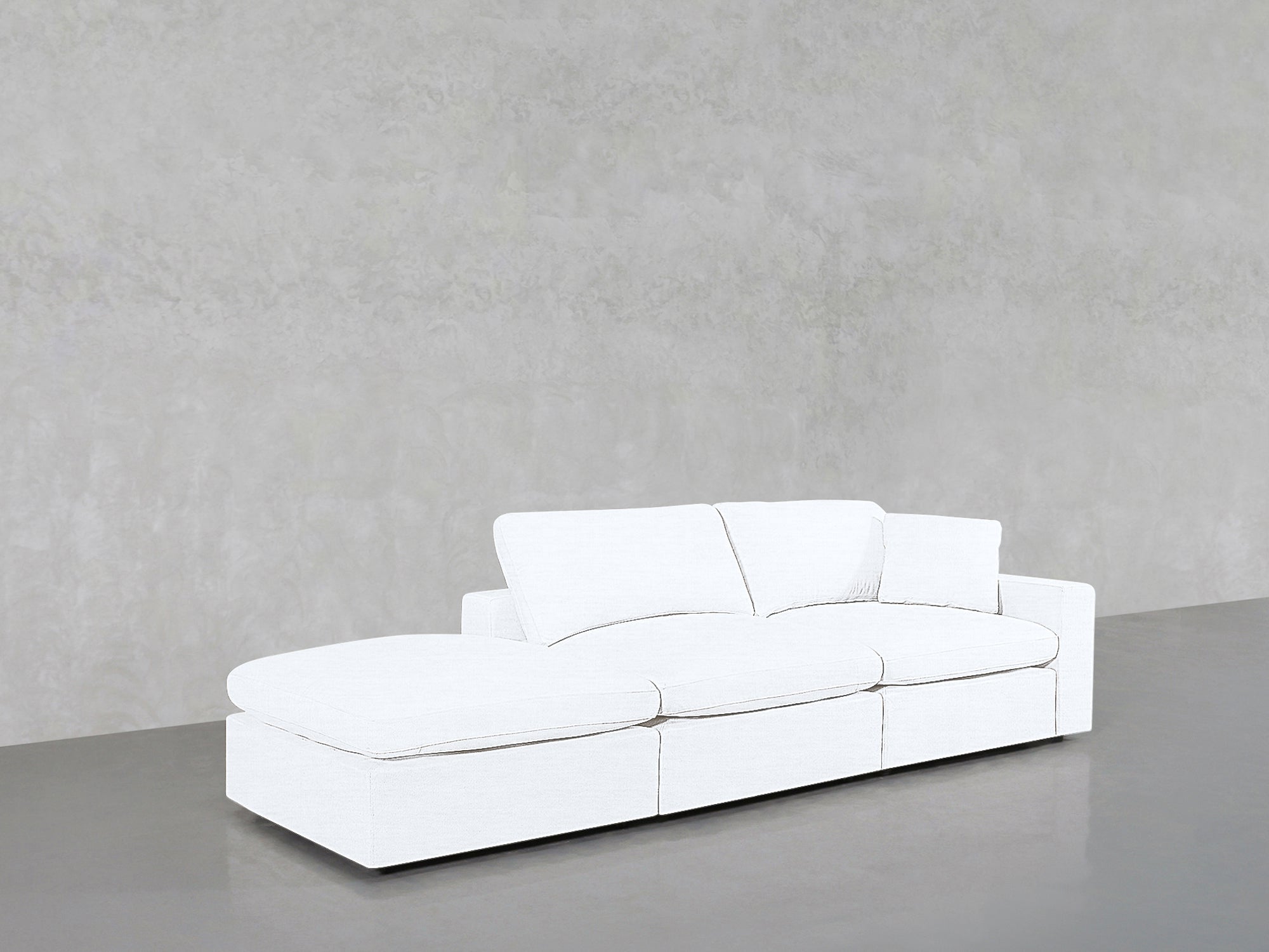 3 - Seat Modular Corner Right Lounger Sofa - 7th Avenue