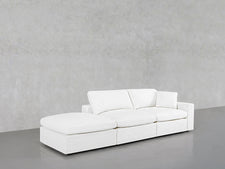 3-Seat Modular Corner Right Lounger Sofa