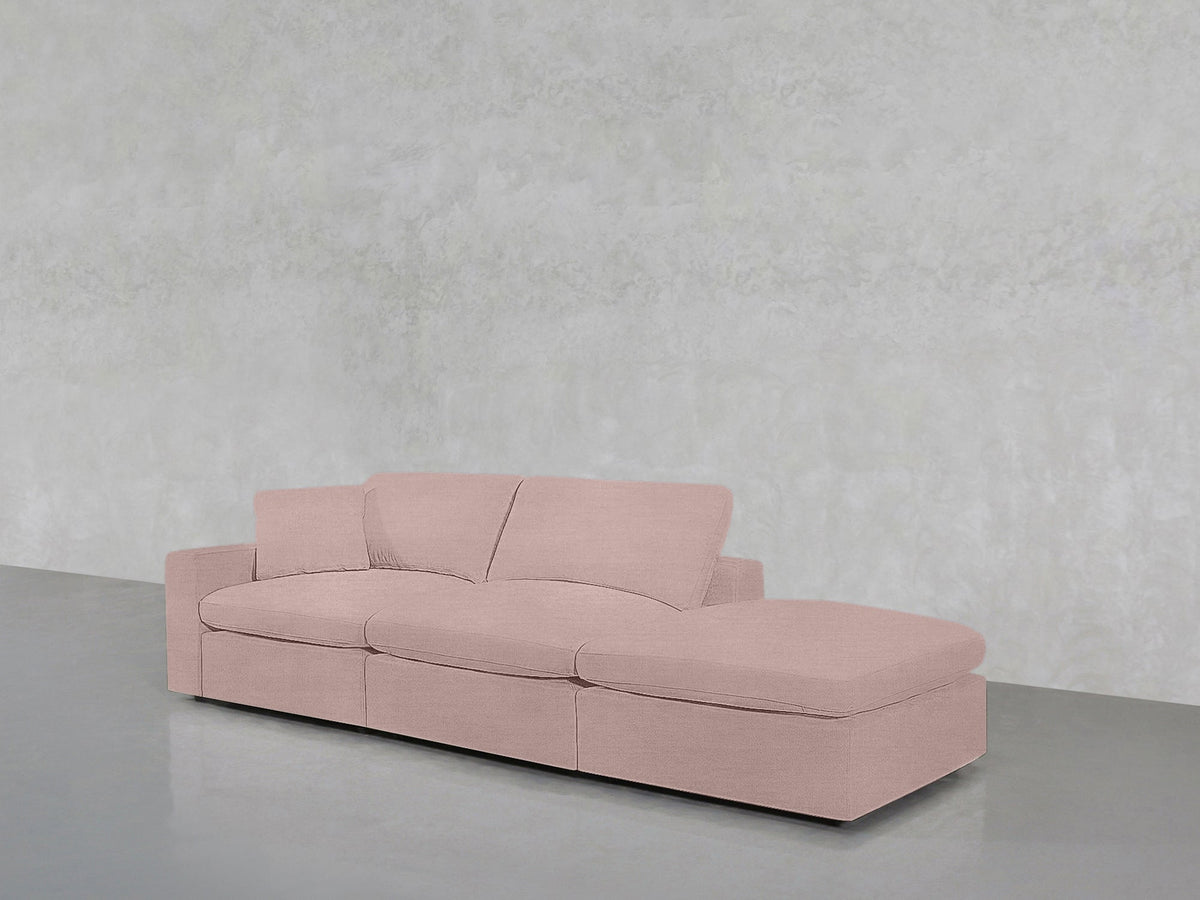 3 - Seat Modular Lounger Sofa - 7th Avenue