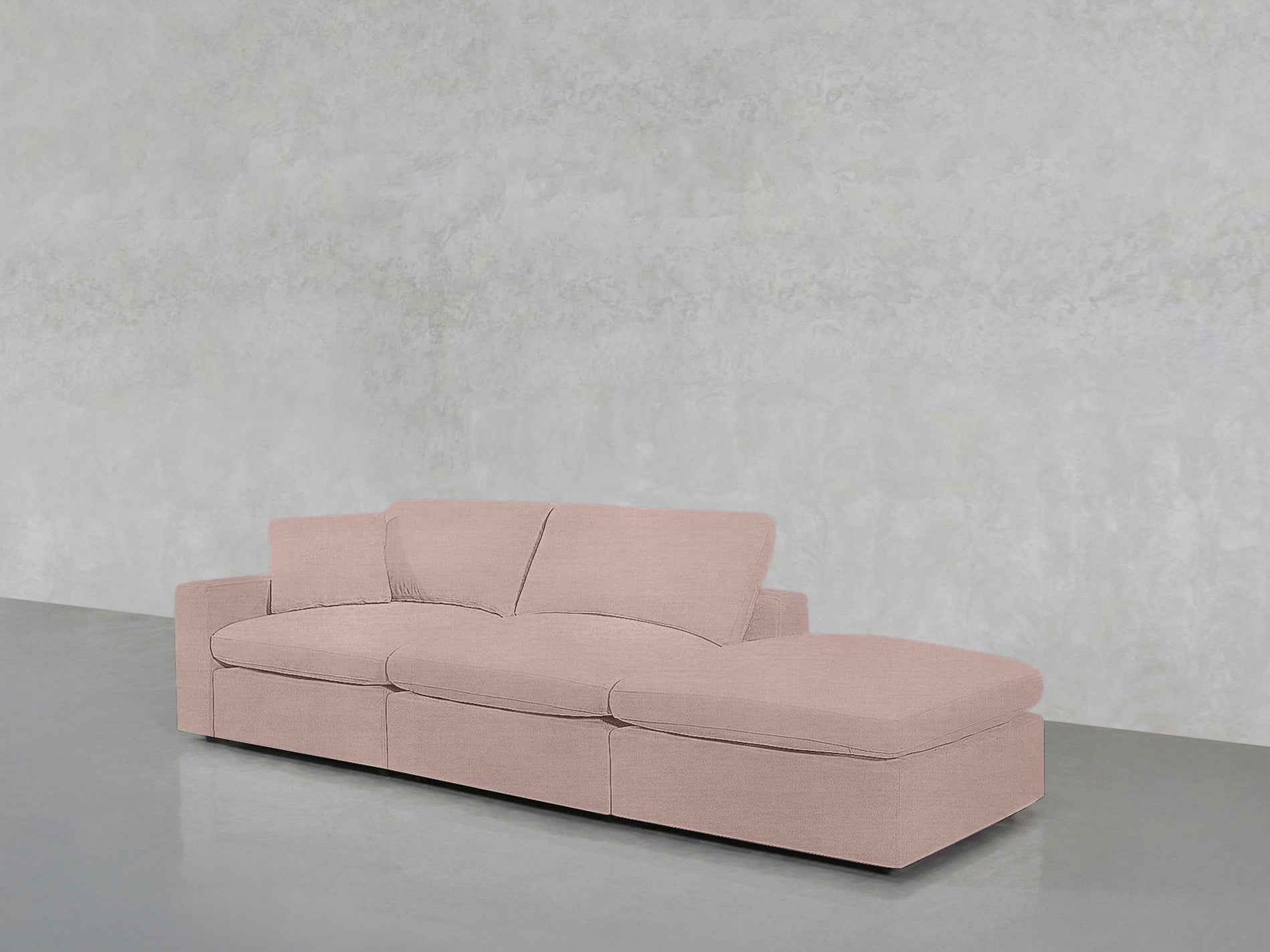 3 - Seat Modular Lounger Sofa - 7th Avenue