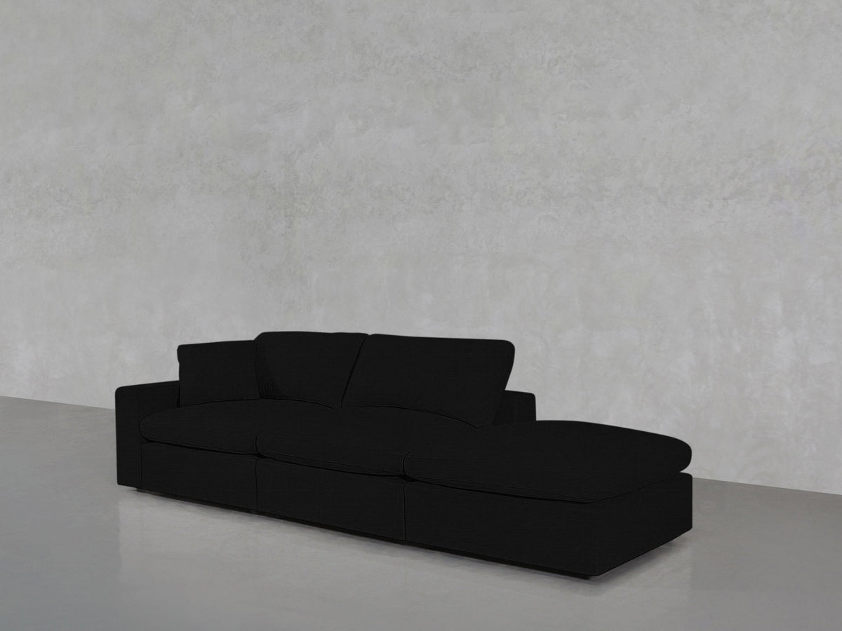 3 - Seat Modular Lounger Sofa - 7th Avenue