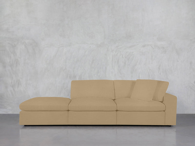 3 - Seat Modular Lounger Sofa - 7th Avenue