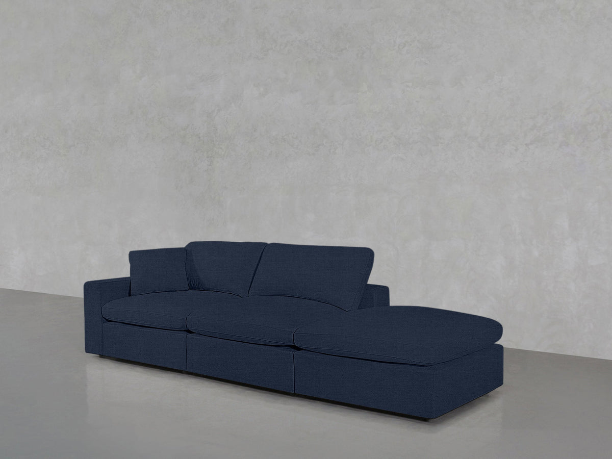 3-Seat Modular Lounger Sofa - 7th Avenue