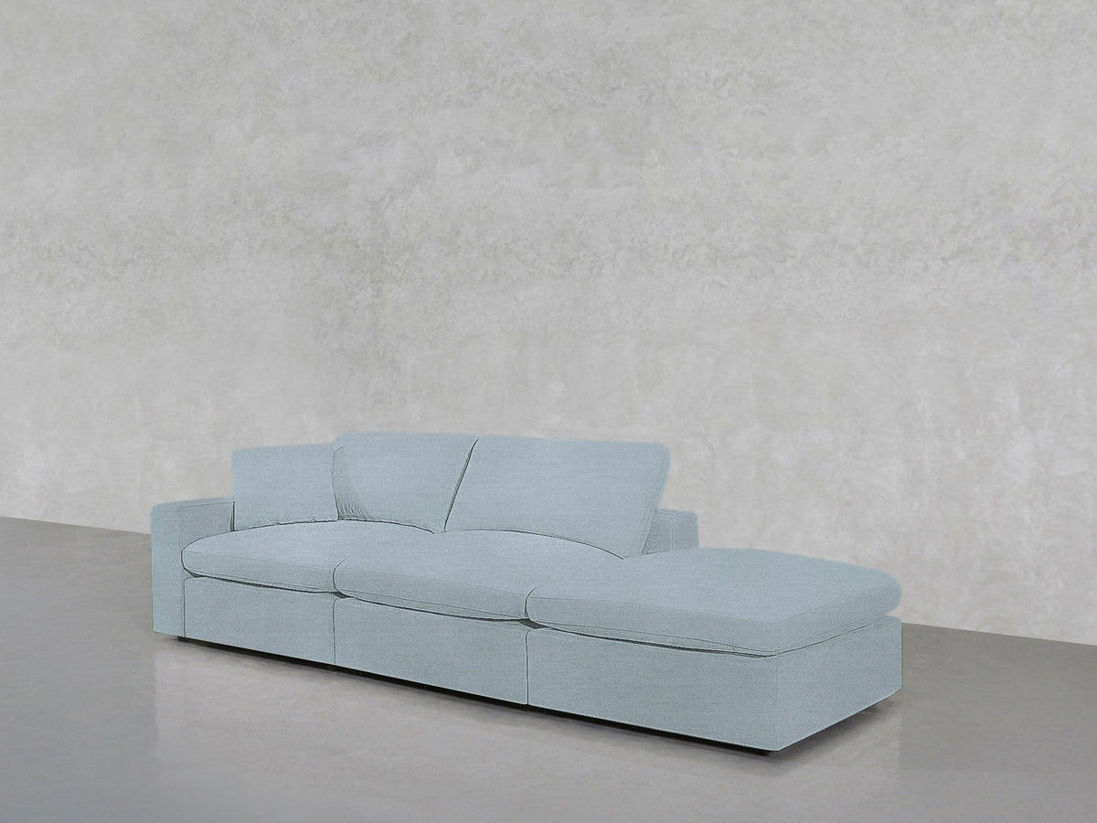 3 - Seat Modular Lounger Sofa - 7th Avenue