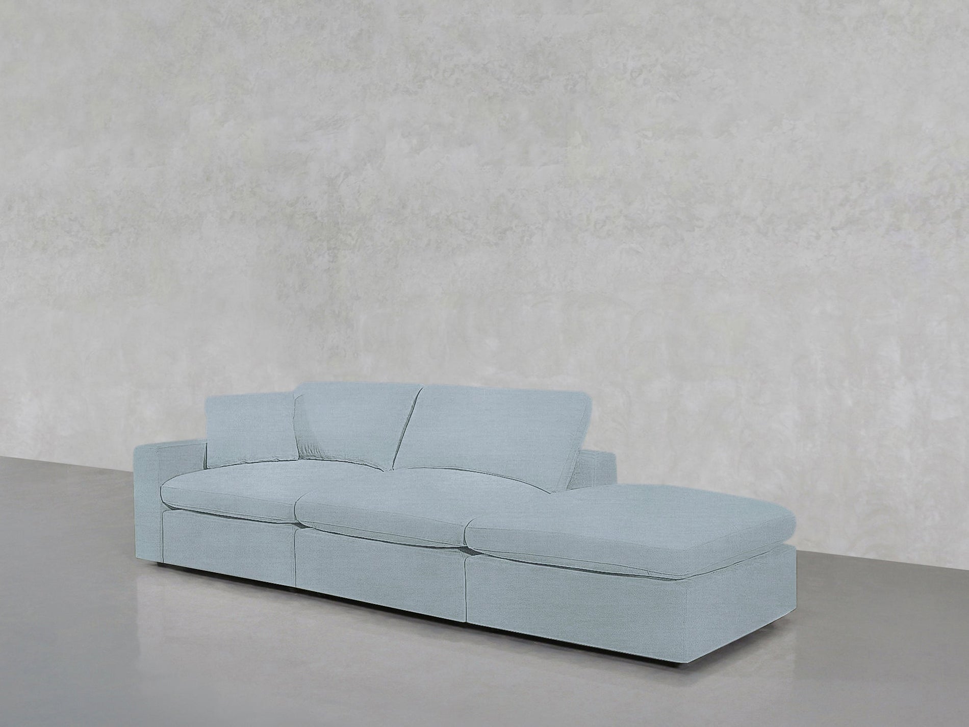 3 - Seat Modular Lounger Sofa - 7th Avenue