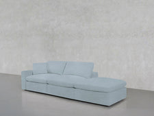 3 - Seat Modular Lounger Sofa - 7th Avenue