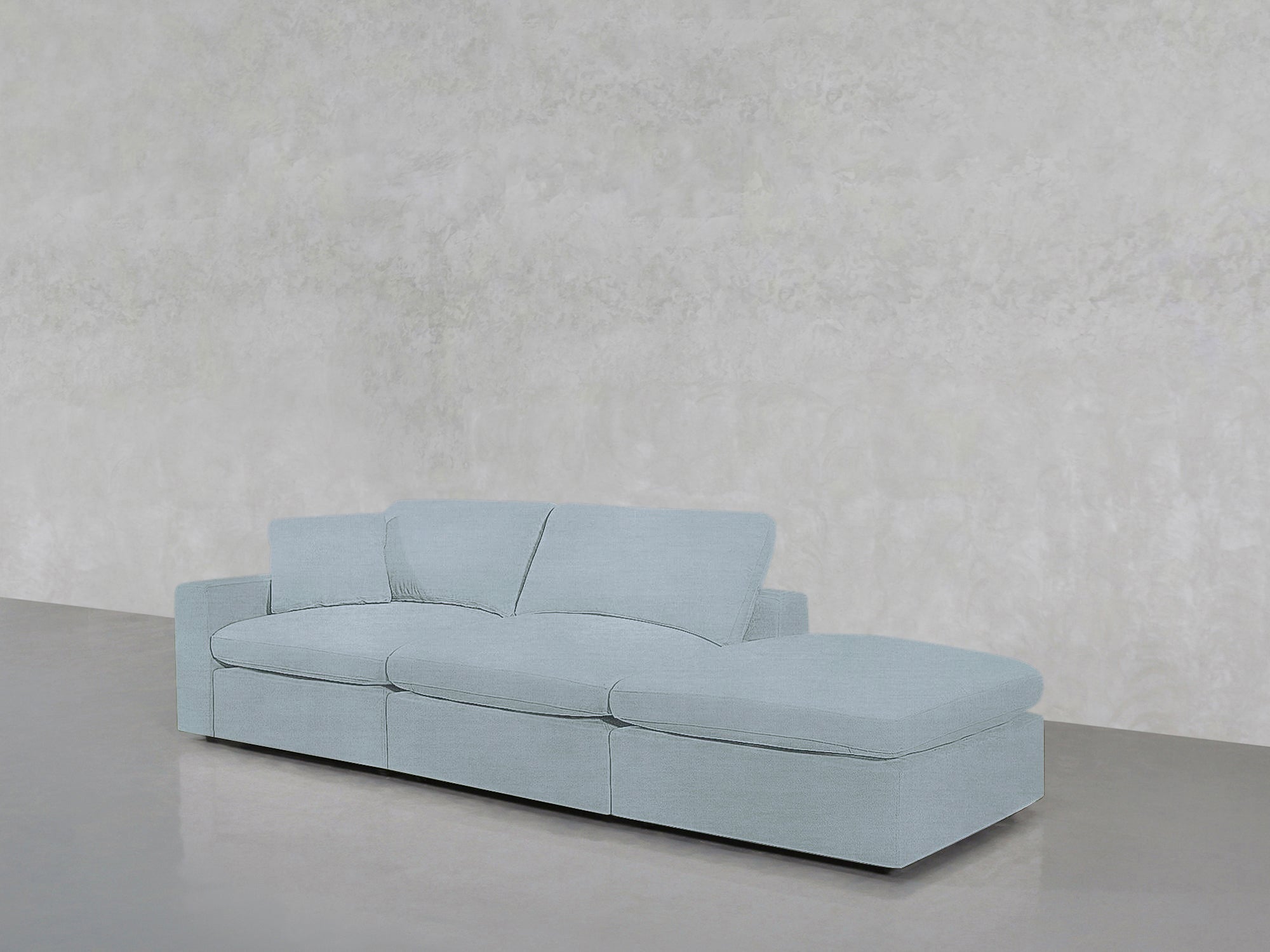 3 - Seat Modular Lounger Sofa - 7th Avenue