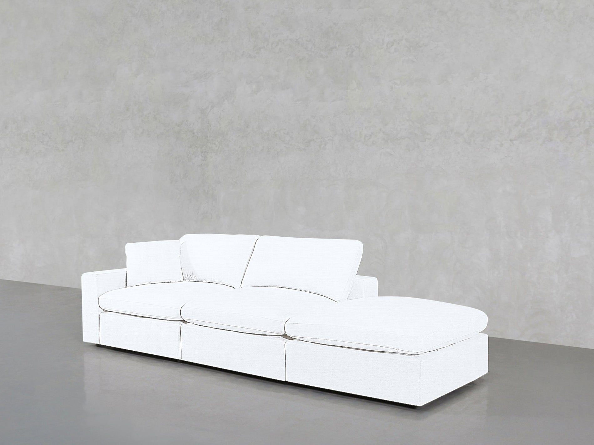 3 - Seat Modular Lounger Sofa - 7th Avenue