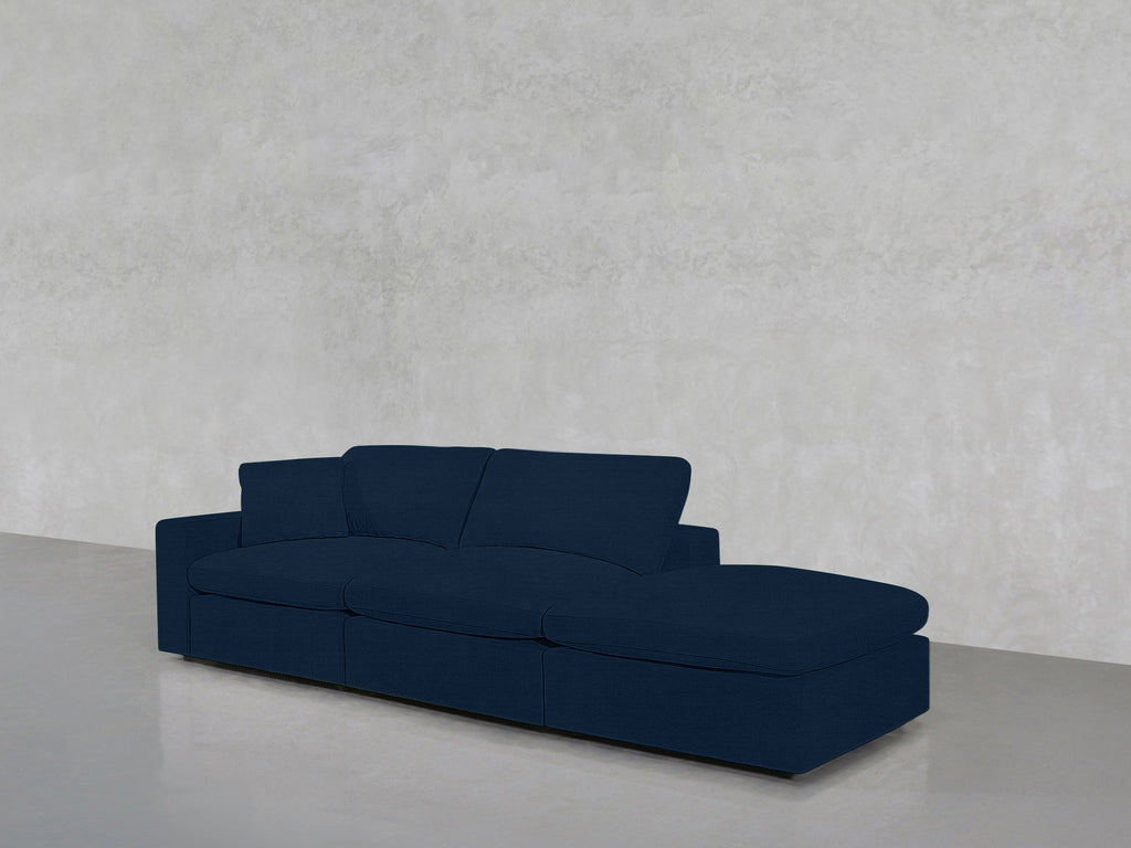 3 - Seat Modular Lounger Sofa - 7th Avenue