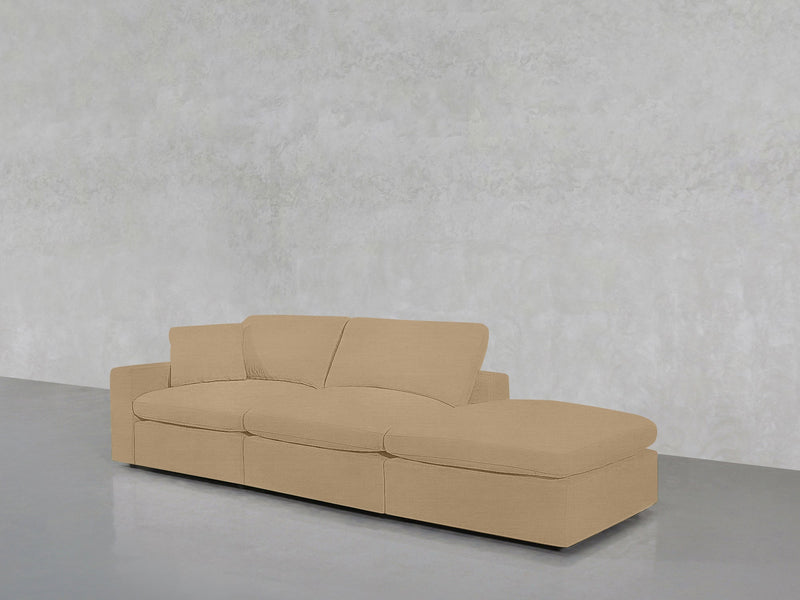 3 - Seat Modular Lounger Sofa - 7th Avenue