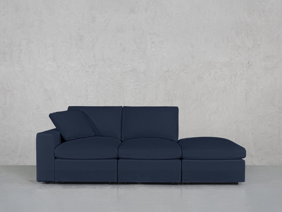 3-Seat Modular Lounger Sofa - 7th Avenue