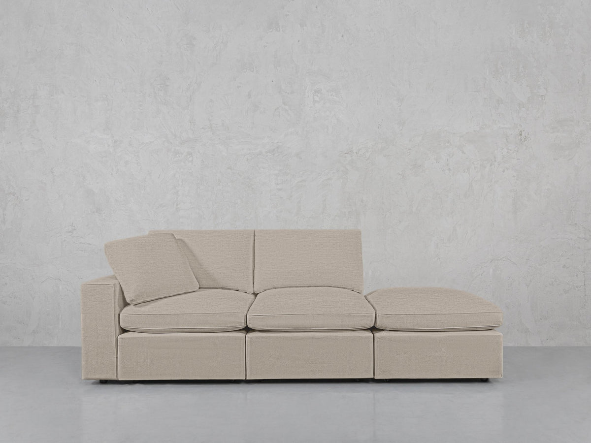 3-Seat Modular Lounger Sofa - 7th Avenue