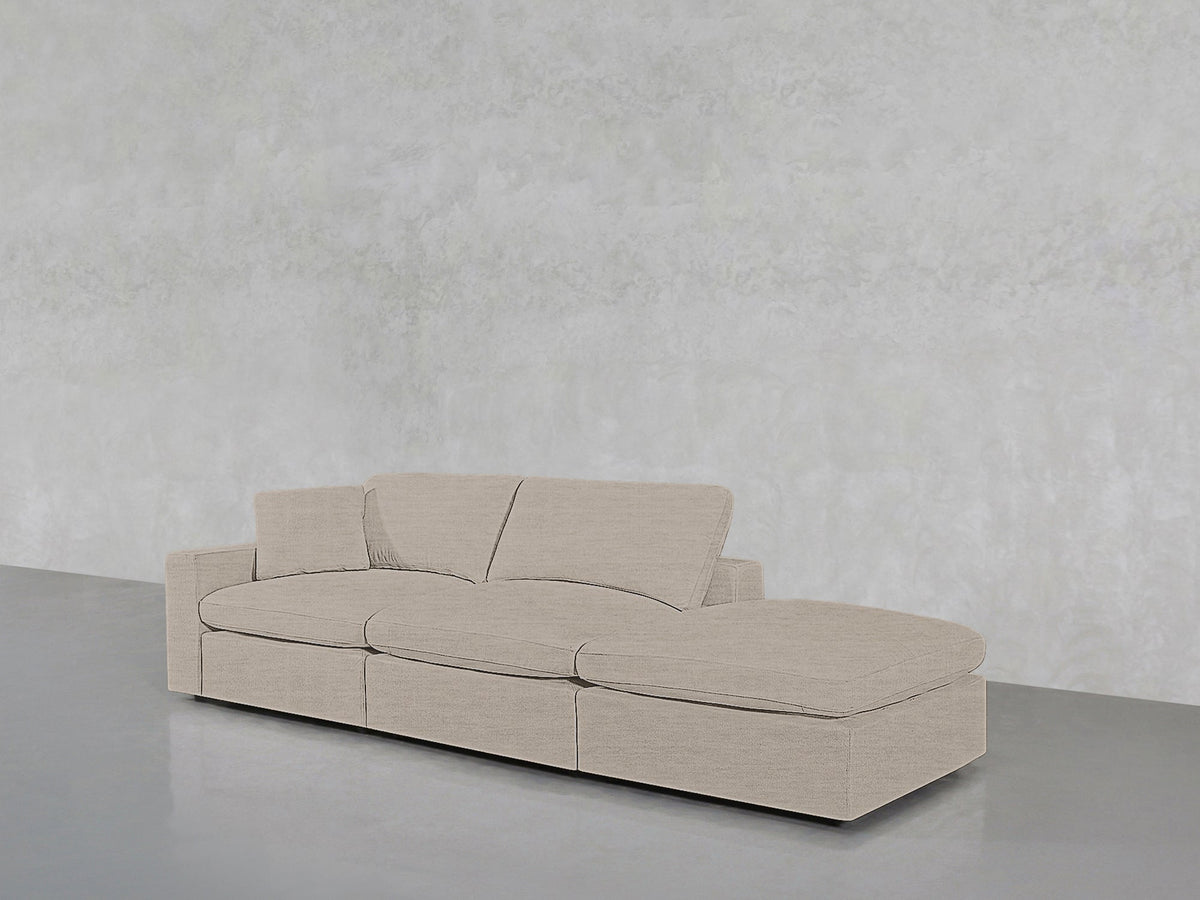 3-Seat Modular Lounger Sofa - 7th Avenue