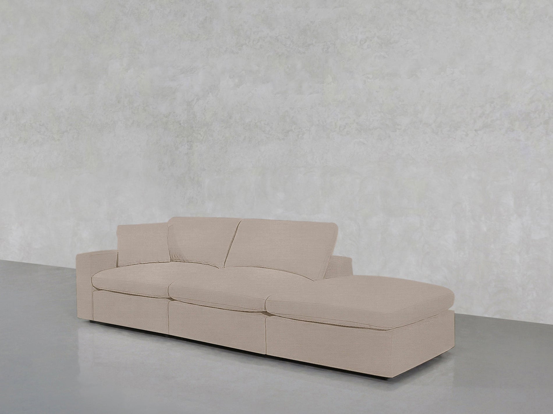 3 - Seat Modular Lounger Sofa - 7th Avenue