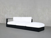 3 - Seat Modular Lounger Sofa Aluminum Outdoor - 7th Avenue