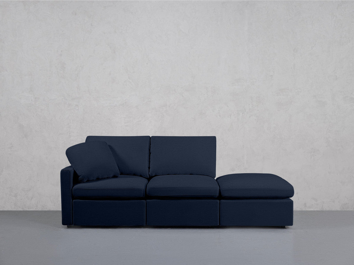 3-Seat Modular Lounger Sofa (Thin Arm) - 7th Avenue