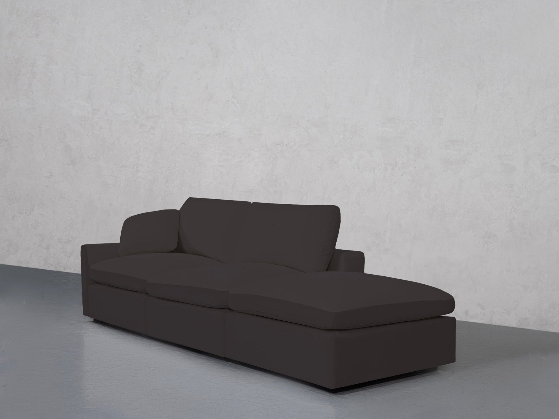 3-Seat Modular Lounger Sofa (Thin Arm) - 7th Avenue