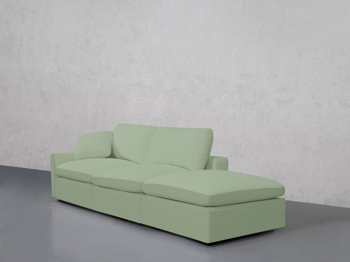 3-Seat Modular Lounger Sofa (Thin Arm) - 7th Avenue
