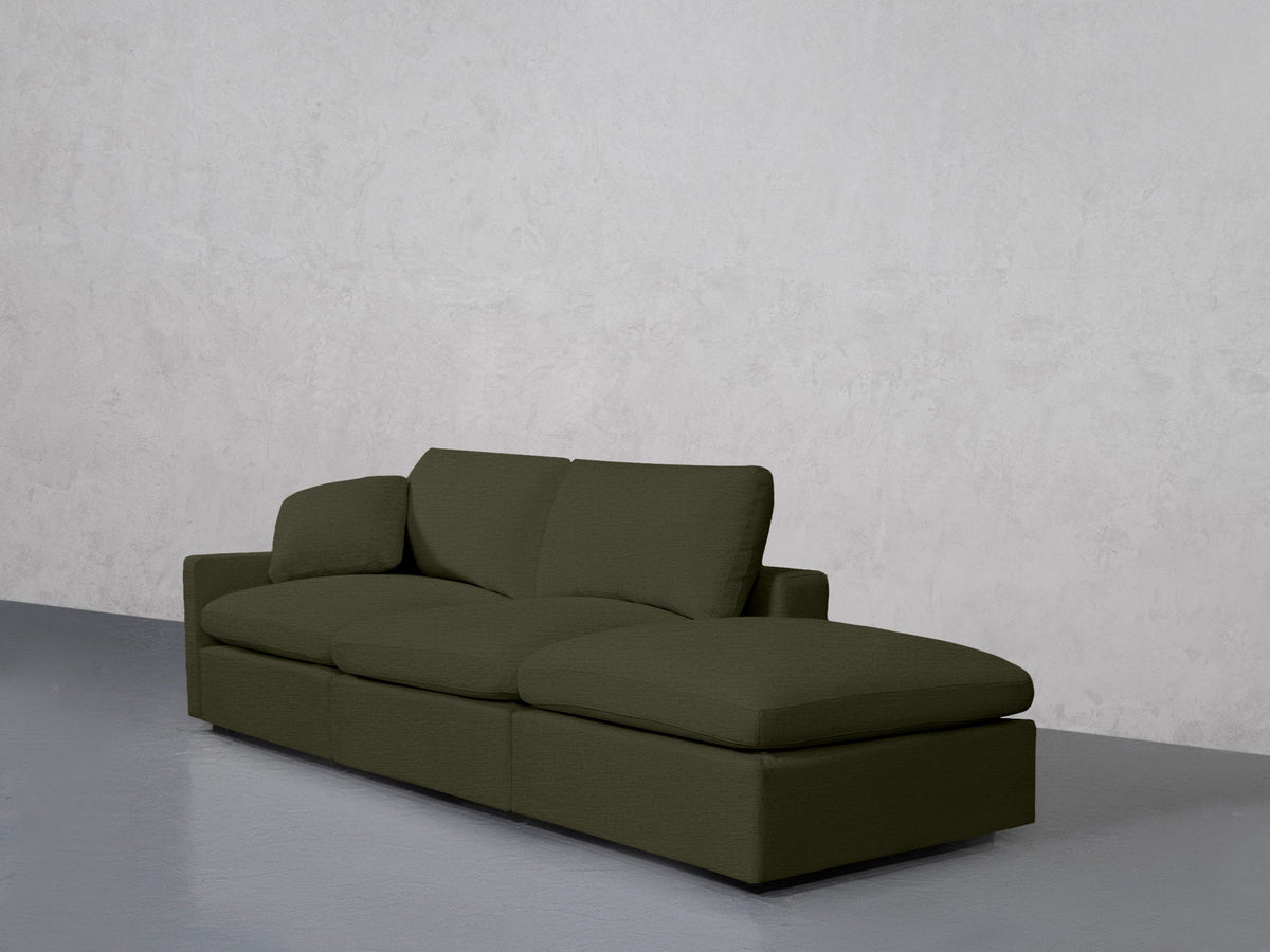 3-Seat Modular Lounger Sofa (Thin Arm) - 7th Avenue