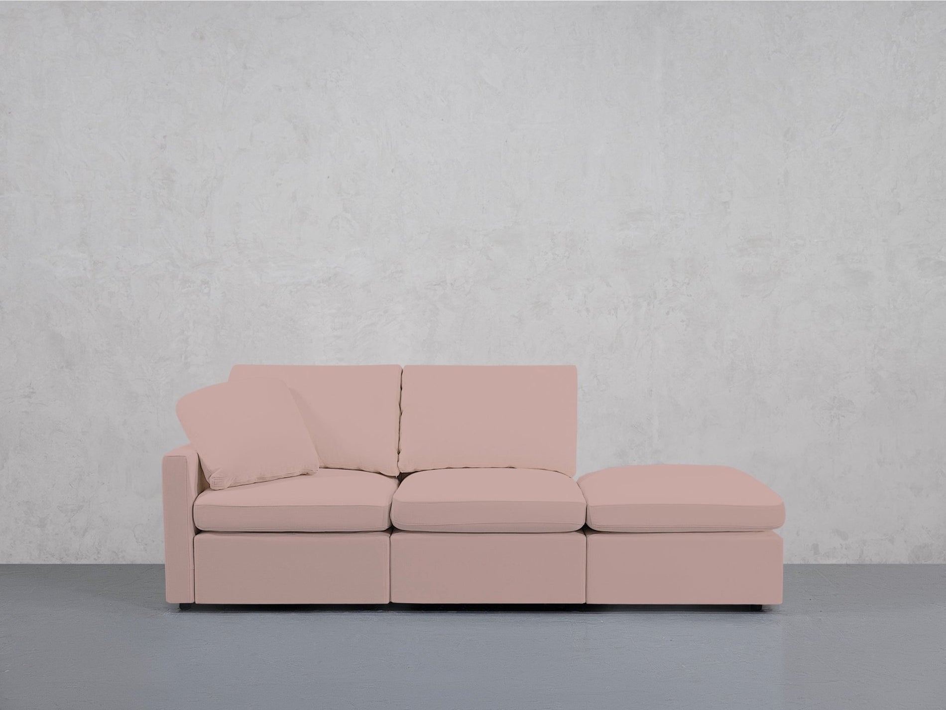 3-Seat Modular Lounger Sofa (Thin Arm) - 7th Avenue