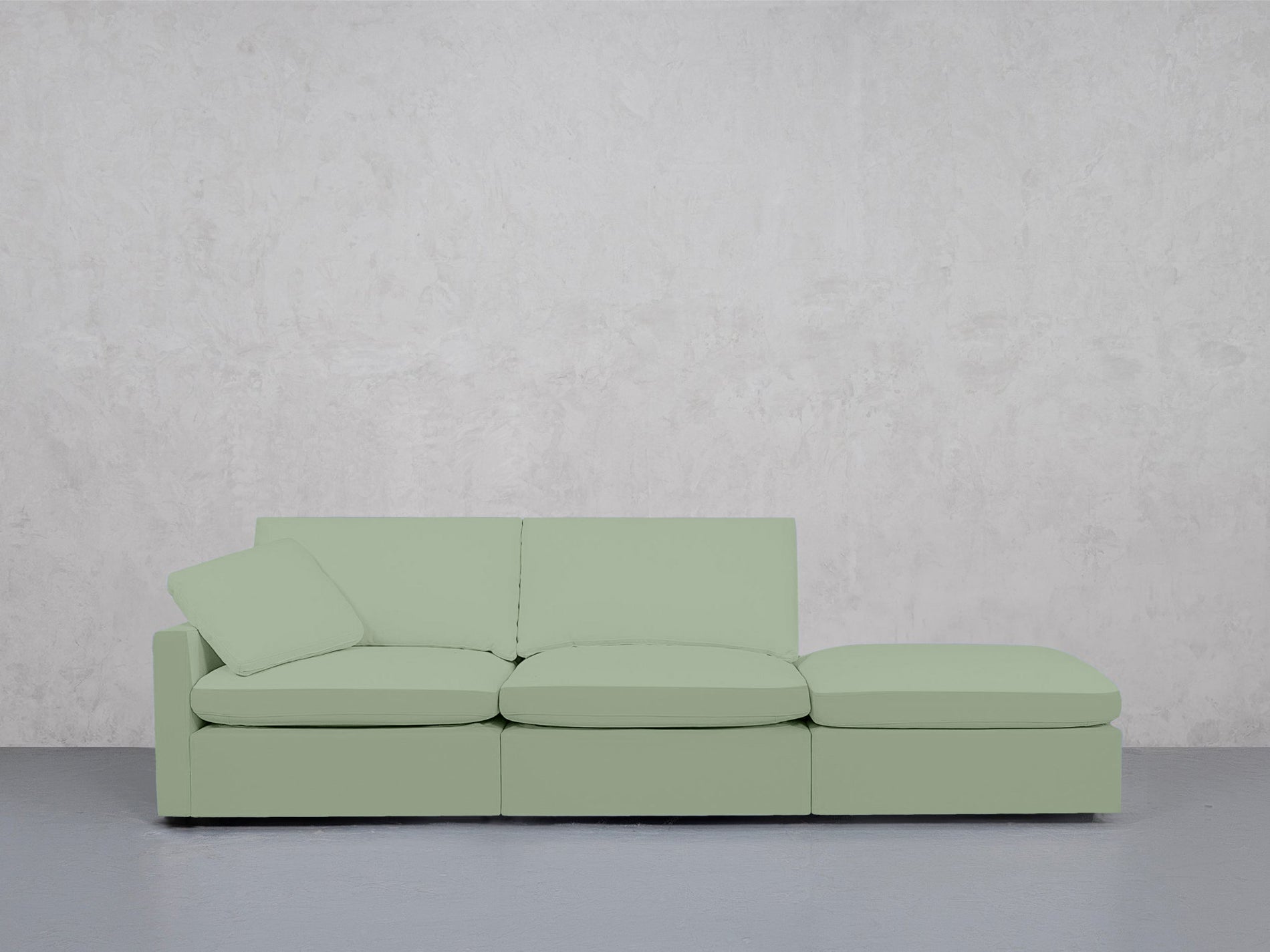 3-Seat Modular Lounger Sofa (Thin Arm)