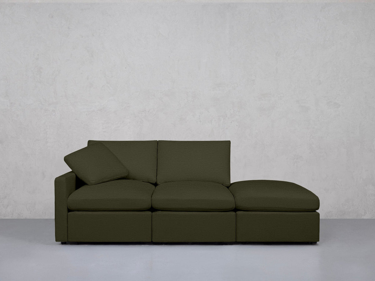 3-Seat Modular Lounger Sofa (Thin Arm) - 7th Avenue
