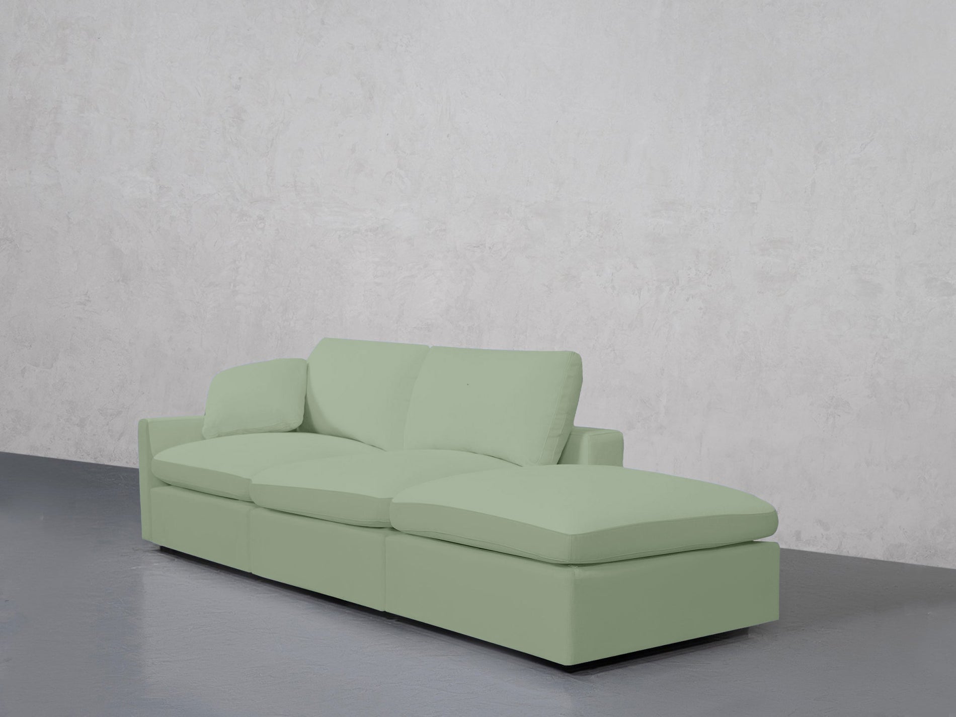 3-Seat Modular Lounger Sofa (Thin Arm)