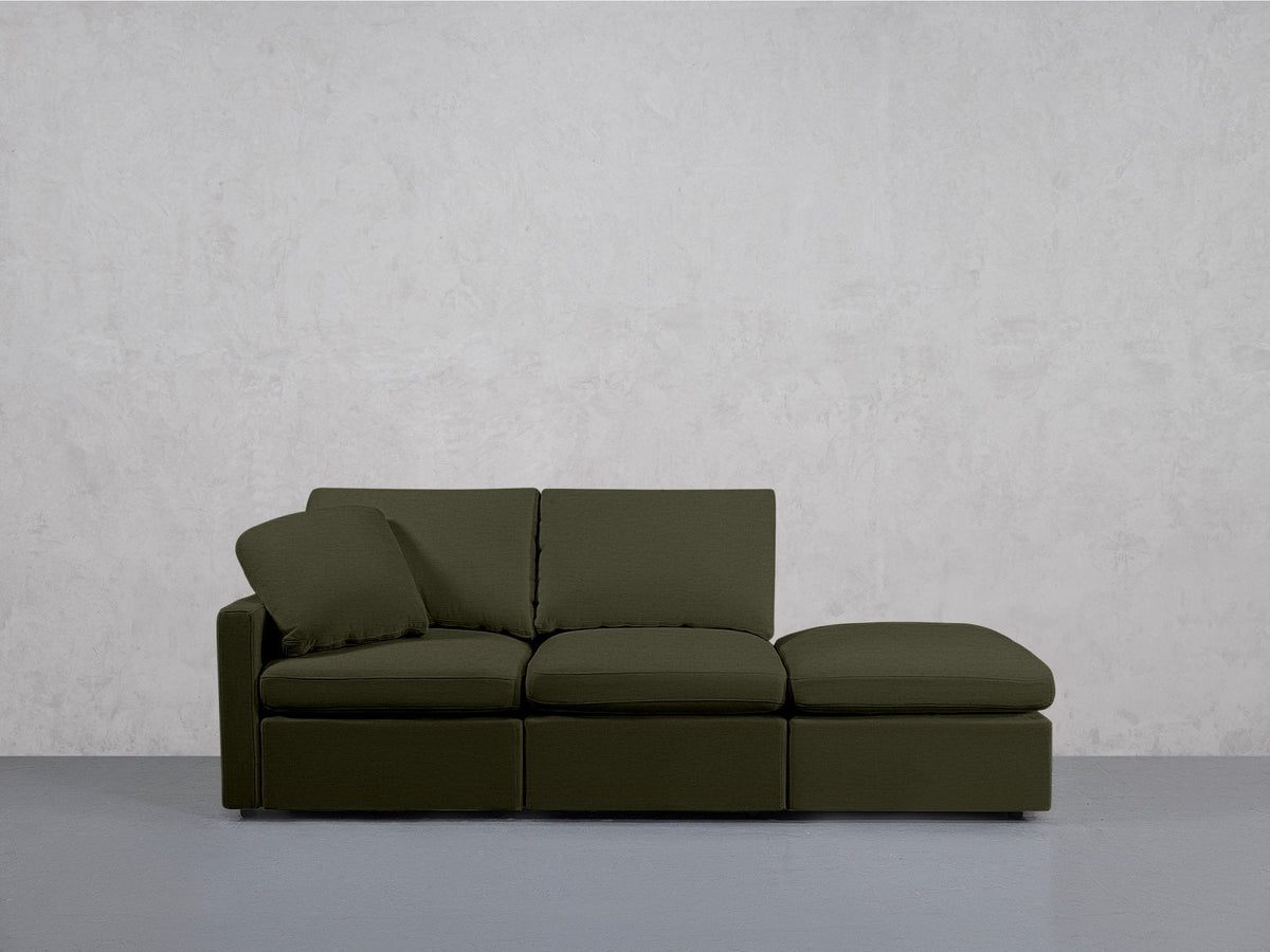 3-Seat Modular Lounger Sofa (Thin Arm) - 7th Avenue