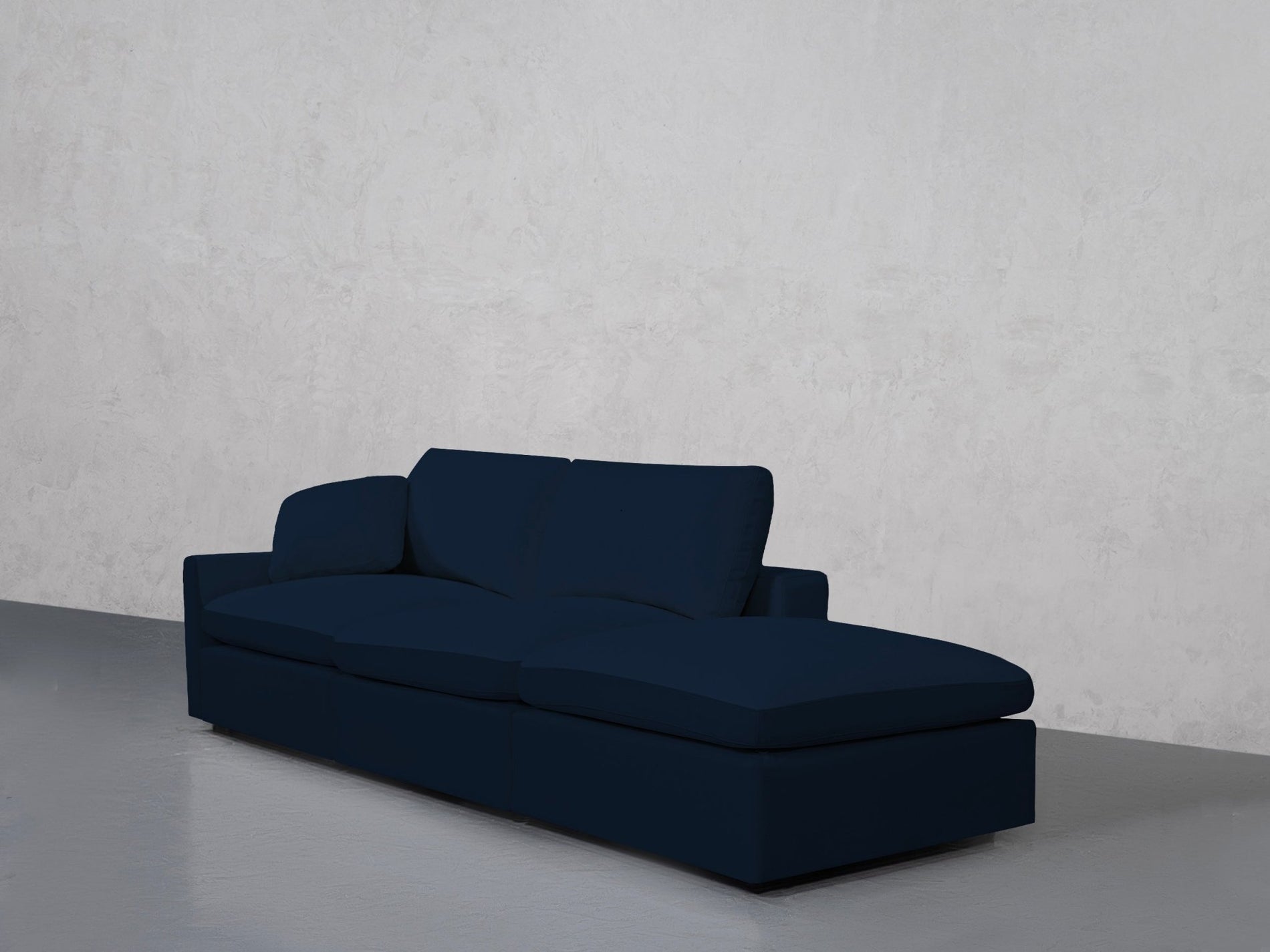 3-Seat Modular Lounger Sofa (Thin Arm) - 7th Avenue