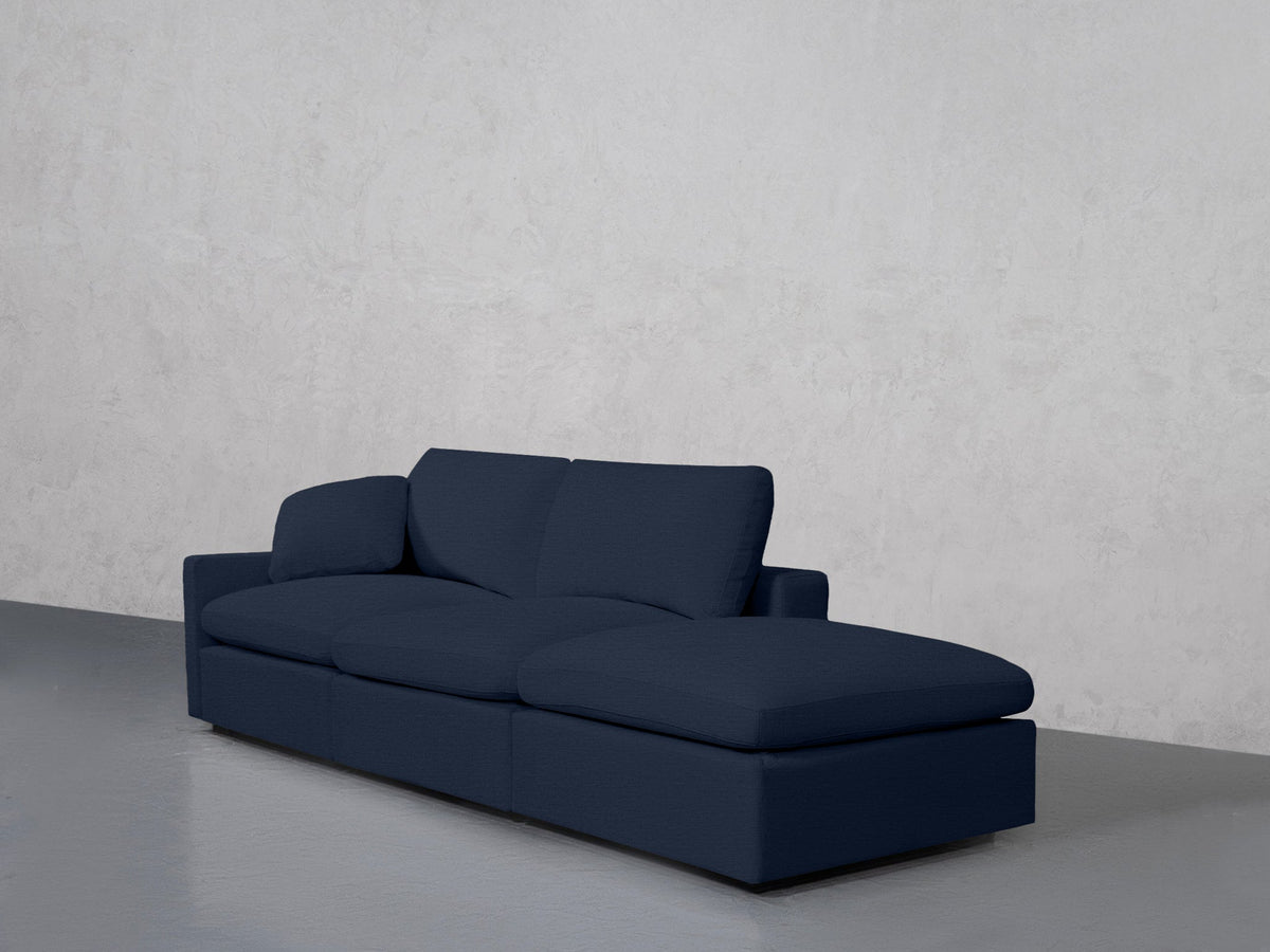 3-Seat Modular Lounger Sofa (Thin Arm) - 7th Avenue