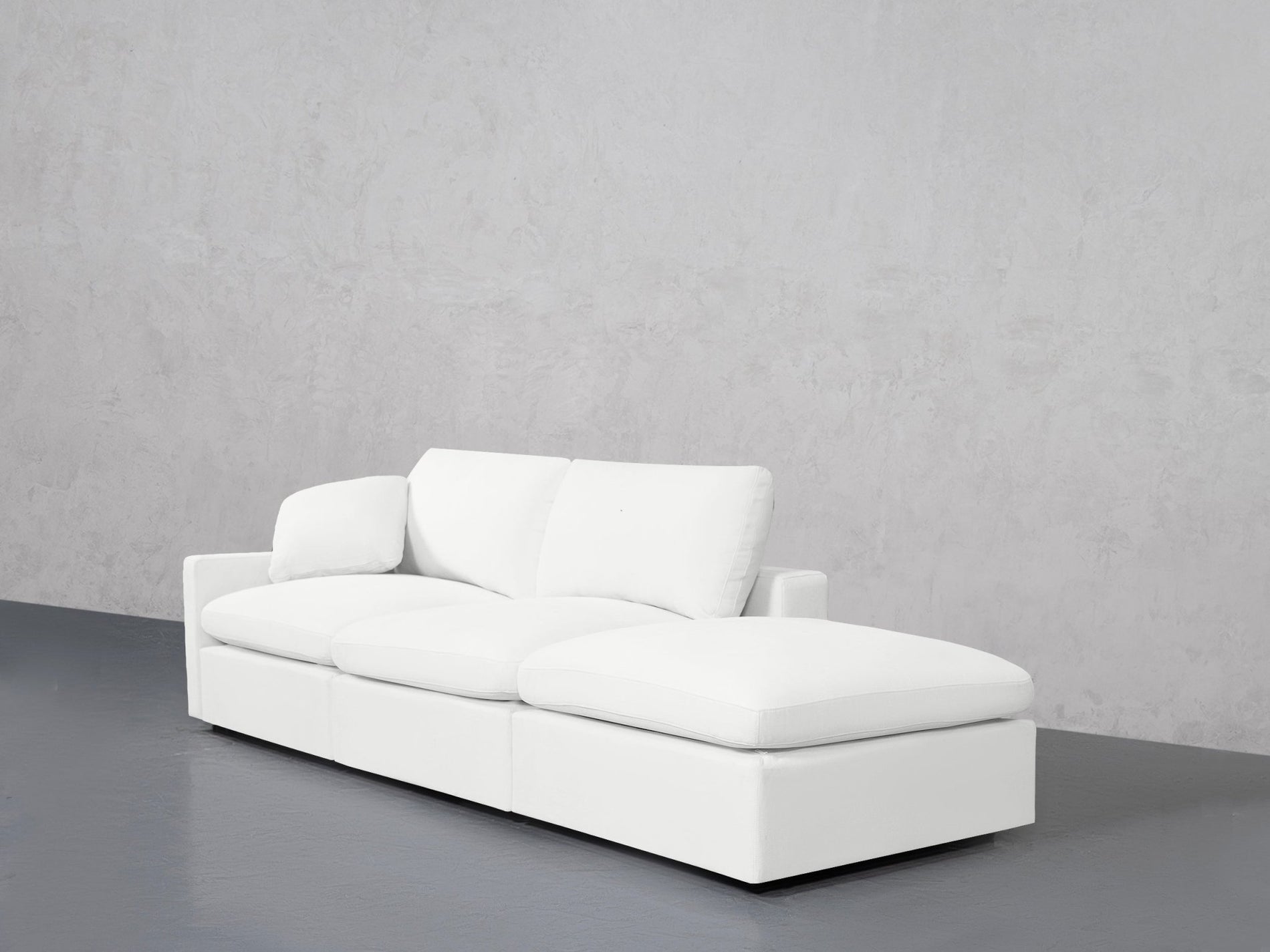 3-Seat Modular Lounger Sofa (Thin Arm) - 7th Avenue