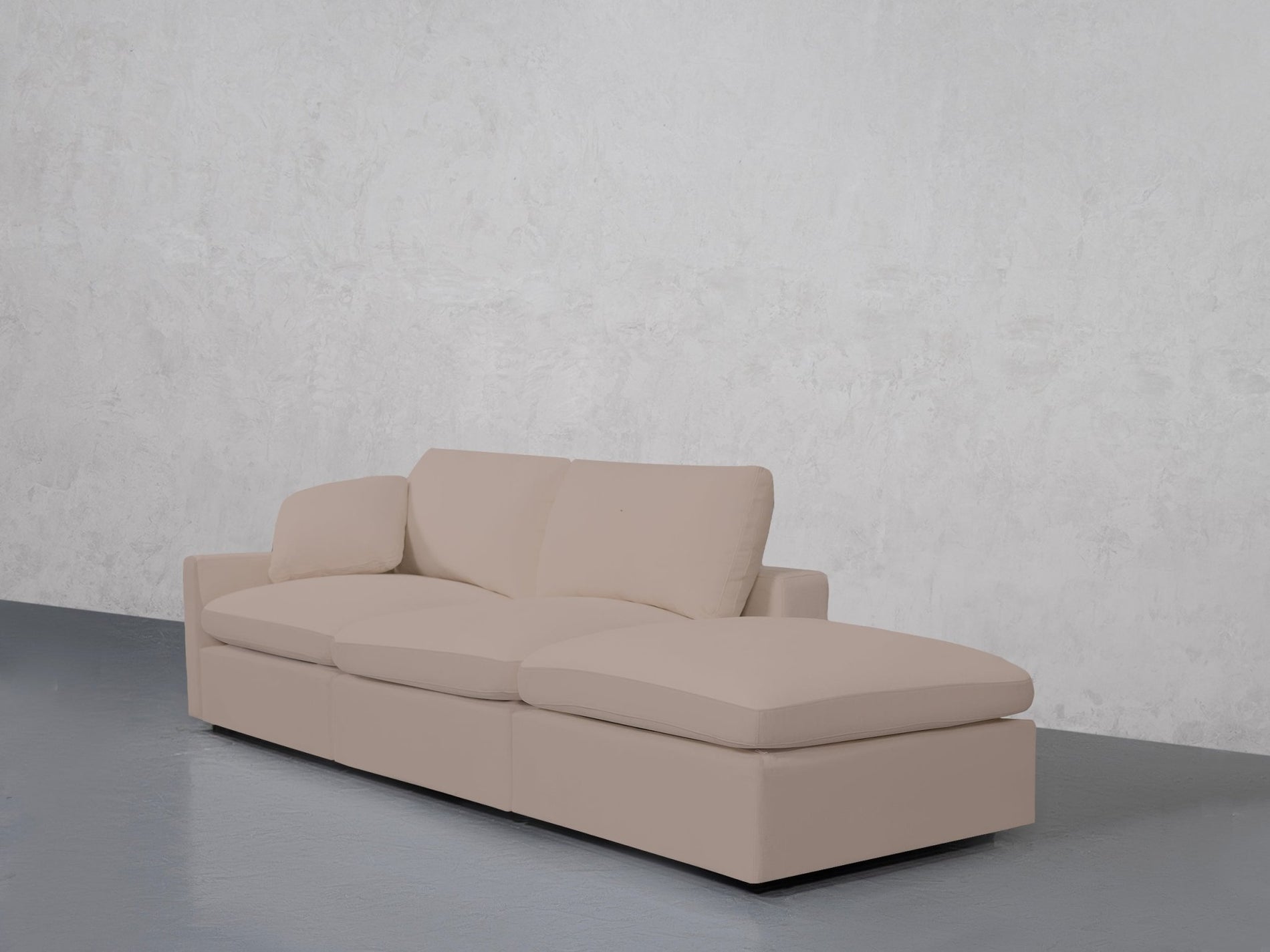 3-Seat Modular Lounger Sofa (Thin Arm) - 7th Avenue