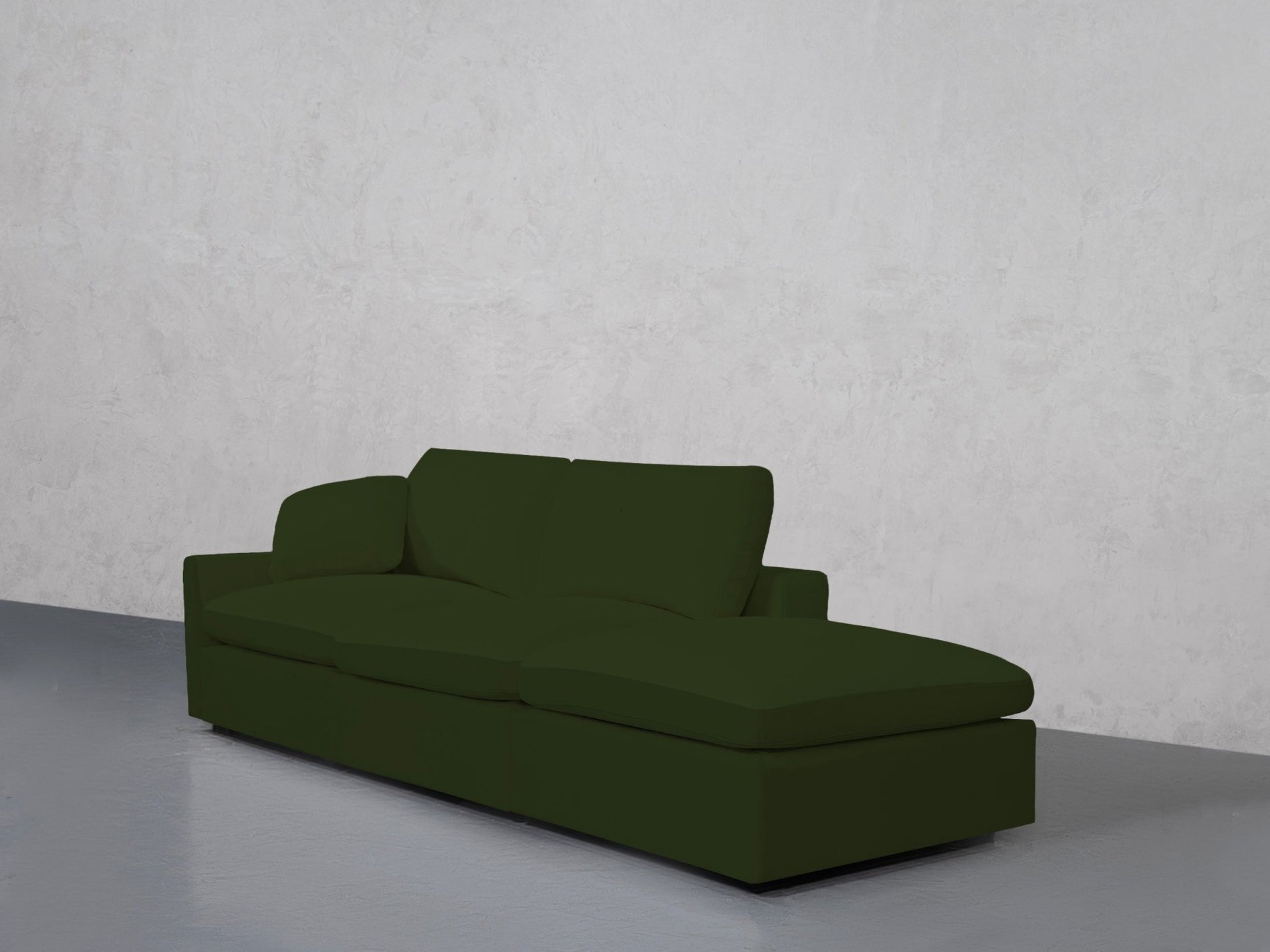 3-Seat Modular Lounger Sofa (Thin Arm) - 7th Avenue