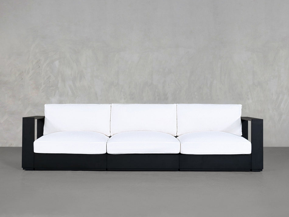 3 - Seat Modular Sofa Aluminum Outdoor - 7th Avenue