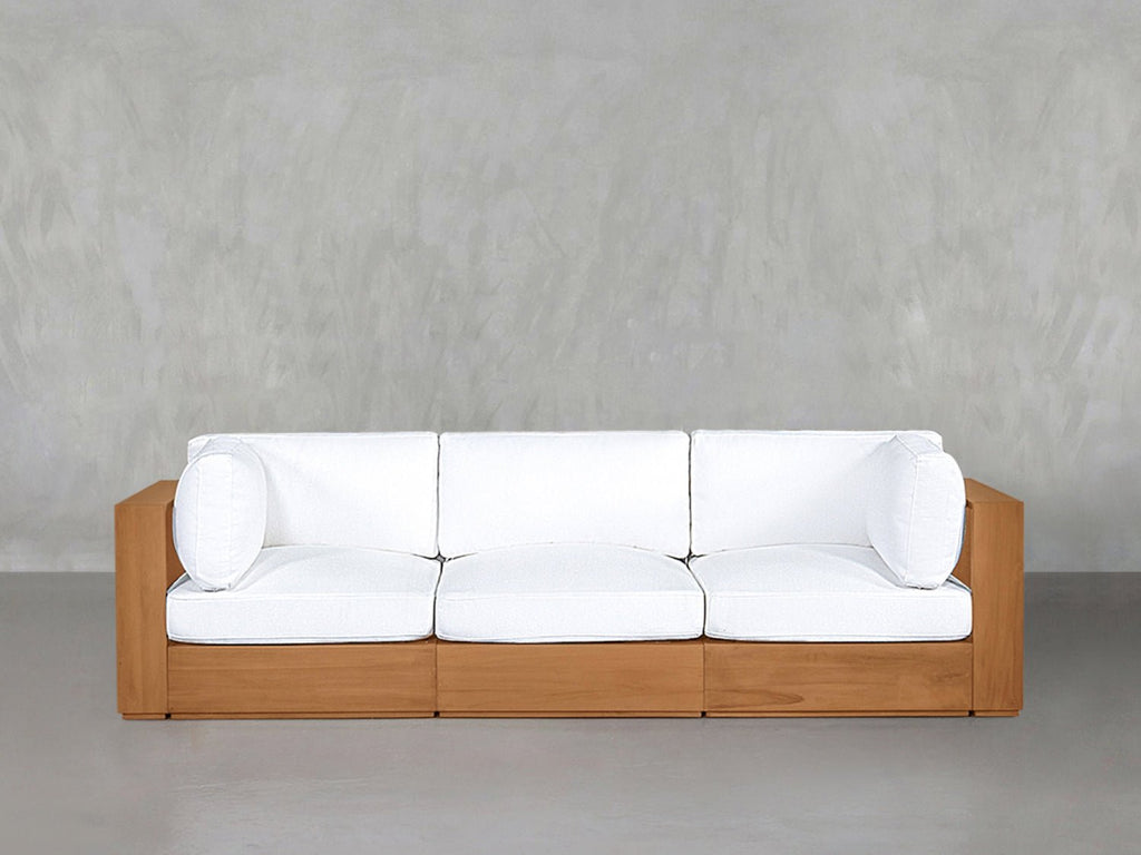 3-Seat Modular Sofa Teak Outdoor - 7th Avenue