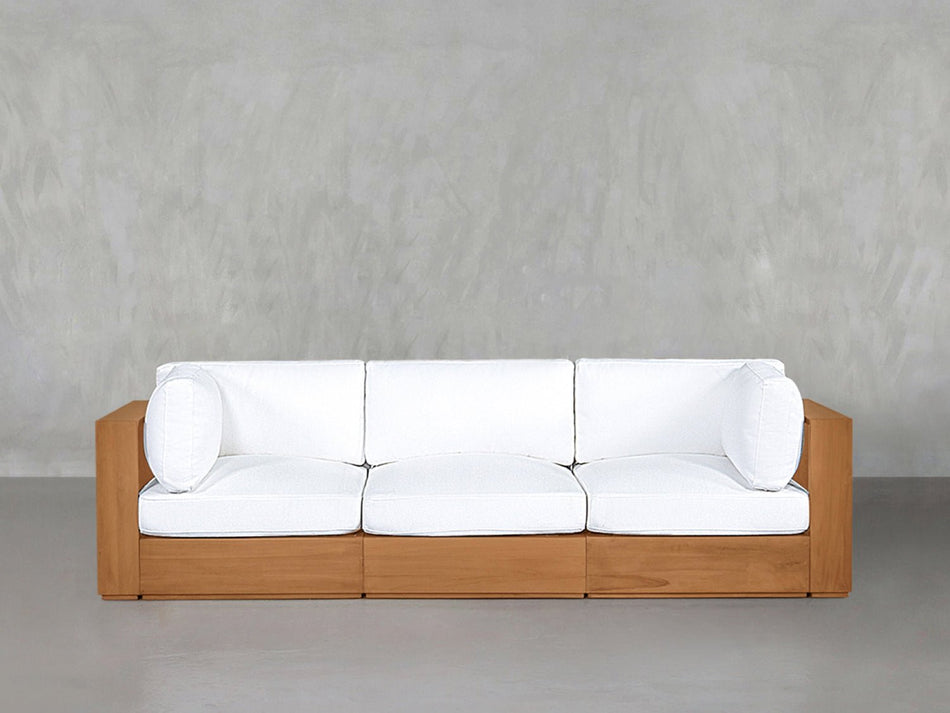 3-Seat Modular Sofa Teak Outdoor - 7th Avenue