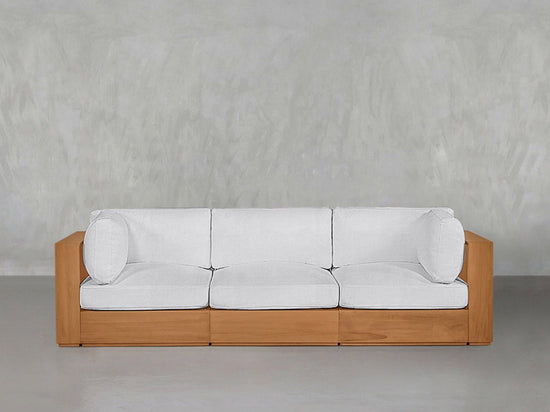 3-Seat Modular Sofa Teak Outdoor - 7th Avenue