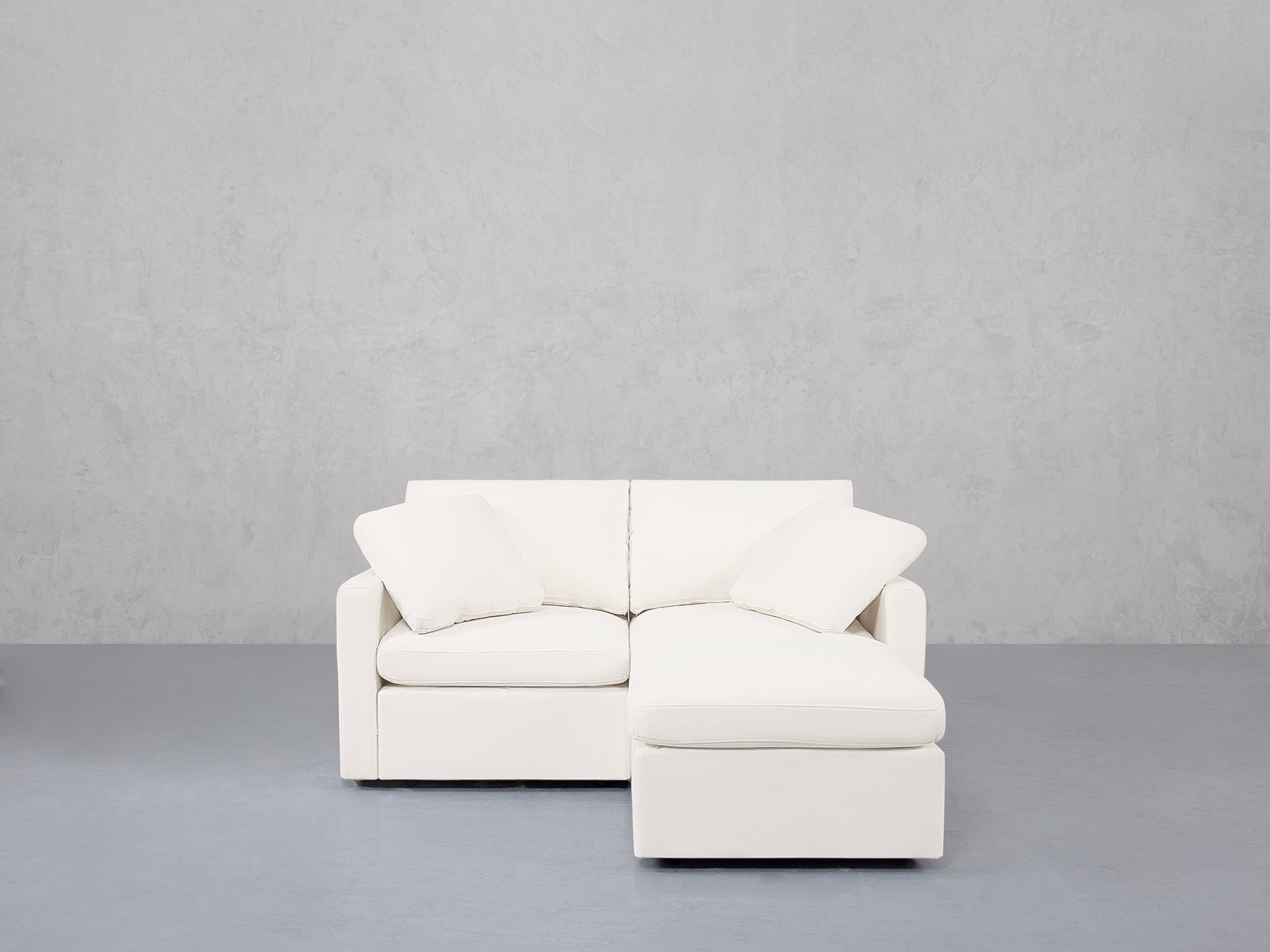 3-Seat Modular Chaise Sectional (Thin Arms)