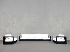 4 - 1 - 1 Sofa & Armchair Set Aluminum Outdoor - 7th Avenue