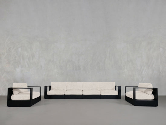 4 - 1 - 1 Sofa & Armchair Set Aluminum Outdoor - 7th Avenue