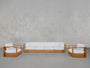 4-1-1 Sofa & Armchair Set Teak Outdoor - 7th Avenue