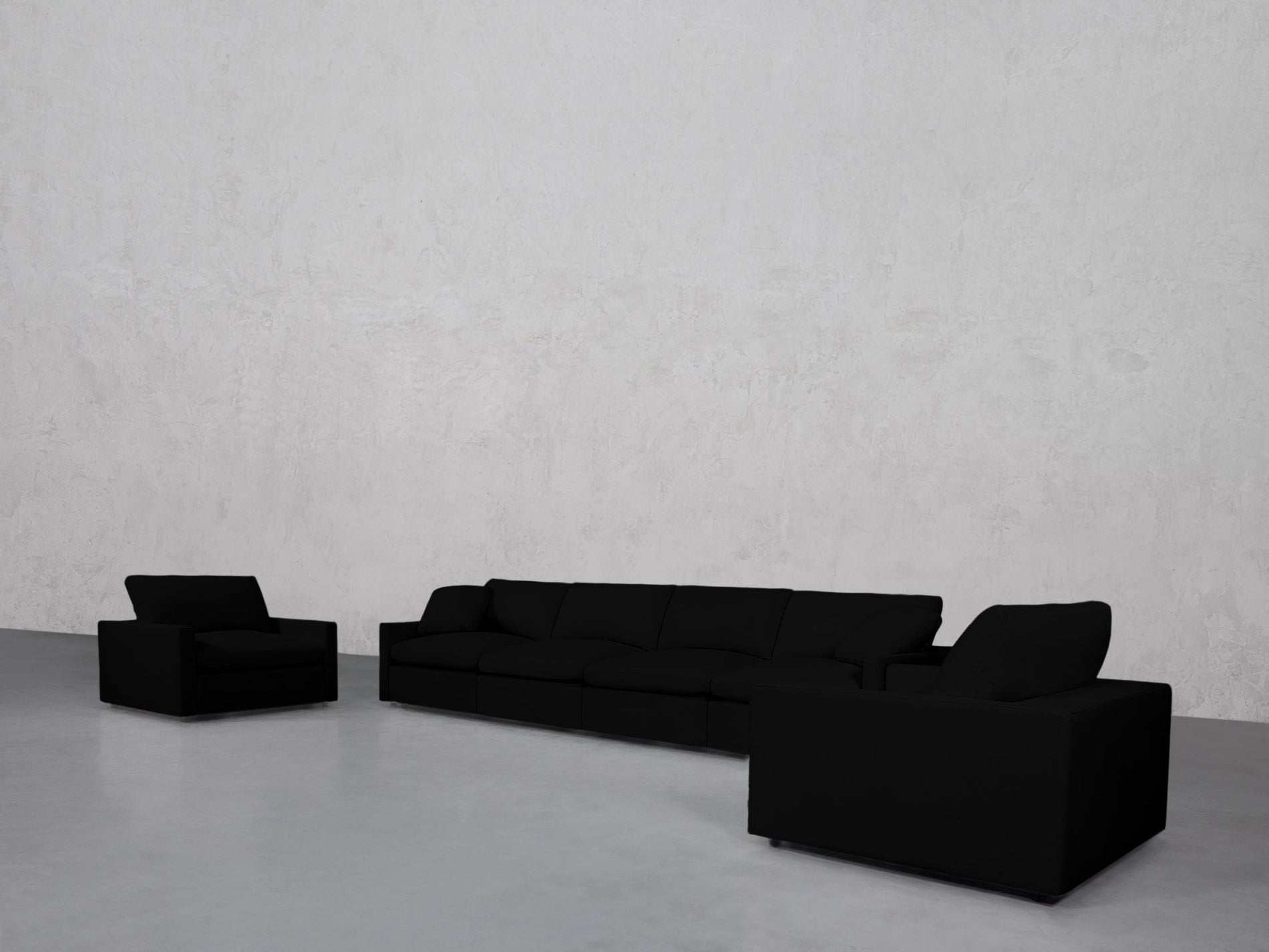 4-1-1 Sofa & Armchair Set (Thin Arms) - 7th Avenue